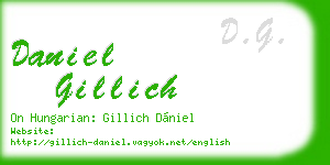 daniel gillich business card